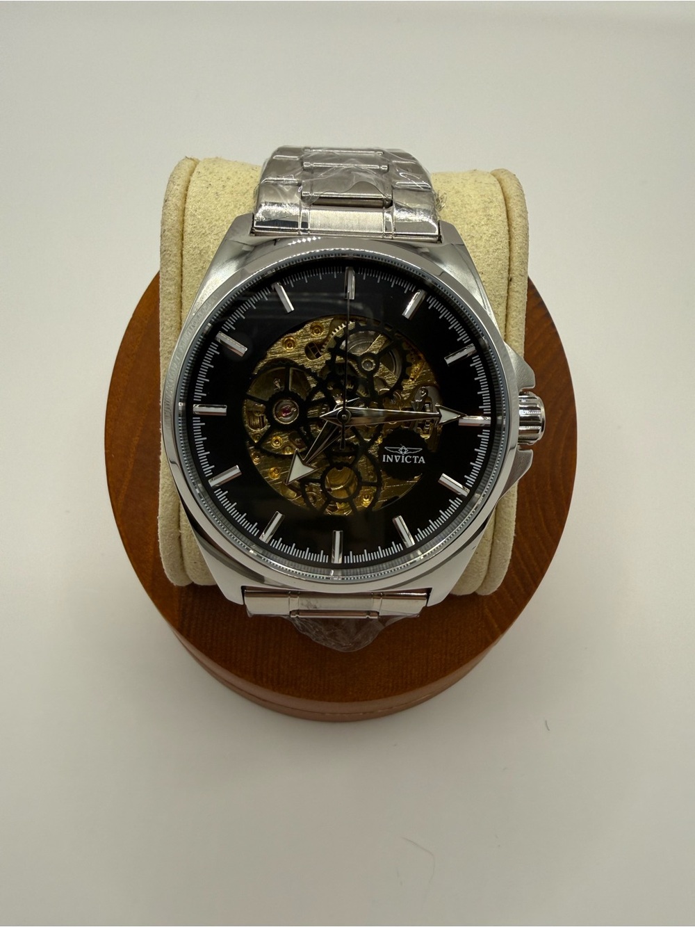 Invicta Objet D'Art Automatic Skeleton Watch, New in Box